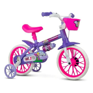Bicicleta Infantil Aro 12 Violet Nathor Cor Lilás
