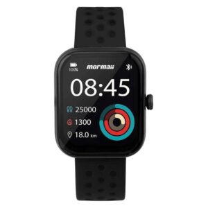 Relógio MORMAII LIFE ULTRA smartwatch preto MOLIFEUAA/8P