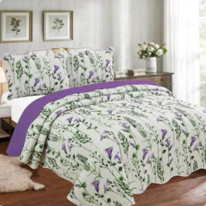 Jogo Colcha Capri Casal Percal 400 Fios c/ 3 Pçs